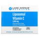 Липосомальный витамин С, без запаха, Liposomal Vitamin C, Unflavored, Lake Avenue Nutrition, 1000 мг, 30 пакетов, по 0,2 унции (5,7 мл) каждый фото