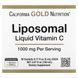 Ліпосомальний рідкий вітамін С без смаку California Gold Nutrition (Liposomal Liquid Vitamin C Unflavored) 1000 мг 30 пакетиків по 5 мл фото
