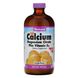 Кальцій магній і вітамін D3 Bluebonnet Nutrition (Calcium Magnesium Citrate Plus Vitamin D3) 472 мл зі смаком апельсина фото