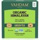 Зелений чай, органічний гімалайський, Vahdam Teas, 15 чайних пакетиків, 30 г (1,06 унції) фото