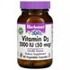 Витамин Д3 Bluebonnet Nutrition (Vitamin D3) 2000 МЕ 90 вегетарианских капсул фото