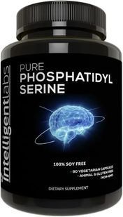 Фосфатидилсерин из подсолнечного лецитина Intelligent Labs (Phosphatidylserine) 100 мг 90&nbsp;капсул купить в Киеве и Украине