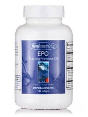 ЕПО олія вечірньої примули, EPO Evening Primrose Oil, Allergy Research Group, 120 капсул