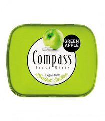 Льодяники зелене яблуко Compass Green Apple 14 г