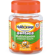Мультивітаміни для дітей апельсин Haliborange (Kids Multivitamin ORA) 30 жувальних цукерок
