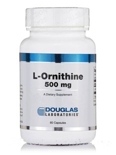 Орнитин Douglas Laboratories (L-Ornithine) 500 мг 60 капсул купить в Киеве и Украине