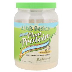 Растительный белок органик со вкусом ванили LifeTime Vitamins (Plant Protein) 465 г купить в Киеве и Украине