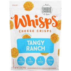 Whisps, Гострі сирні чіпси Ranch, 2,12 унції (60 г)
