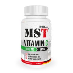 Vitamin C 1000 mg + Zinc MST 100 pills
