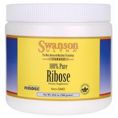 100% чистий порошок рибози, 100% Pure Ribose Powder, Swanson, 300 г