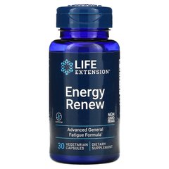 Life Extension, Energy Renew, 200 мг, 30 вегетаріанських капсул
