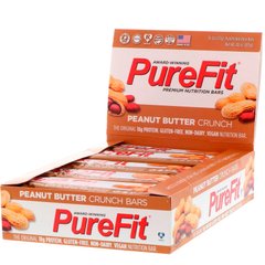 Premium Nutrition Bars, Хрусткі Батончики з арахісовим оліям, PureFit Bars, 15 штук по 2 унції (57 г) кожна