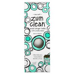 ZUM, Zum Clean, шарики для сушки шерсти со смесью ароматов, морской солью, 4 штуки купить в Киеве и Украине