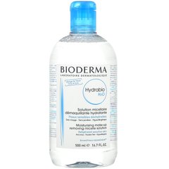 Bioderma, Hydrabio H2O, зволожуючий розчин міцел для зняття макіяжу, 16,7 рідких унцій (500 мл)