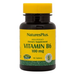 Витамин В6 Natures Plus (Vitamin B6) 100 мг 90 таблеток купить в Киеве и Украине