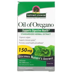 Масло орегано Nature's Answer (Oil of Oregano) 150 мг 90 капсул купить в Киеве и Украине