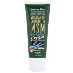 Ультра крем для суглобів з глюкозаміном, хондроїтином, МСМ Nature's Plus (Glucosamine Chondroitin MSM Ultra Rx-Joint Cream) 118 мл