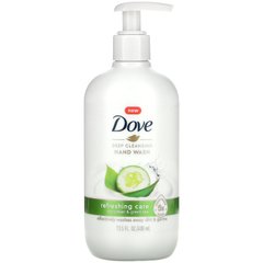 Dove, Глибоко очищувальний засіб для миття рук, огірок та зелений чай, 13,5 рідких унцій (400 мл)