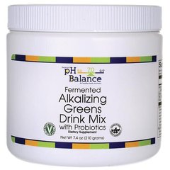 Ферментована алкалізуюча зелень, Fermented Alkalizing Greens Drink Mix, Swanson, 210 г