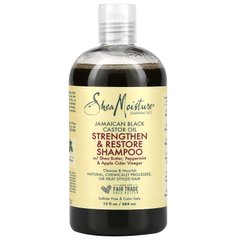 SheaMoisture, ямайське чорне рицинова олія, що зміцнює і відновлює шампунь, 384 мл (13 рідк. Унцій)