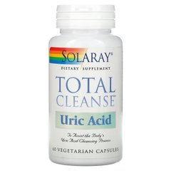 Очищувач сечової кислоти Solaray (Total Cleanse Uric Acid) 60 капсул