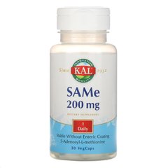 SAM-e KAL (S-Adenosyl-L-Methionine) 200 мг 30 капсул купить в Киеве и Украине