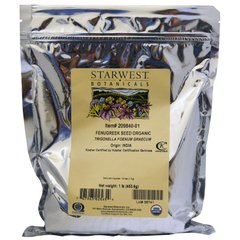 Натуральные семена пажитника, Starwest Botanicals, 1 фунт (453.6 г) купить в Киеве и Украине