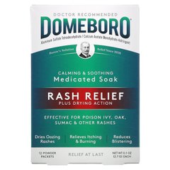 Domeboro, Medicated Soak, средство от сыпи, 12 пакетиков с порошком купить в Киеве и Украине