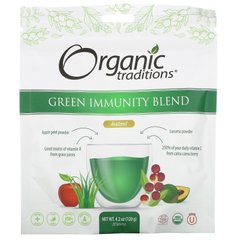 Organic Traditions, суміш зеленого імунітету, 4,2 унції (120 г)
