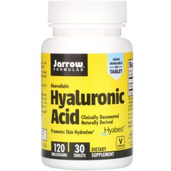 Гіалуронова кислота, Hyaluronic Acid, Jarrow Formulas, 120 мг, 30 таблеток