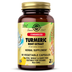 Екстракт кореня куркуми Solgar (Turmeric Root Extract) 400 мг 60 капсул