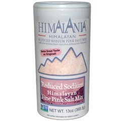 Гималайская мелкая розовая соль со сниженным содержанием натрия, Himalania, 368,5 г (13 унций) купить в Киеве и Украине