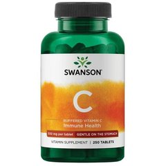 Забуферений вітамін с, Buffered Vitamin C, Swanson, 500 мг 250 таблеток