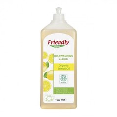 Органическое средство для мытья посуды лимон Friendly Organic Dishwashing Lemon 1 л купить в Киеве и Украине