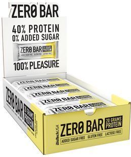 Батончики BioTechUSA (ZERO Bar) 20x50 г, Шоколад-банан купить в Киеве и Украине