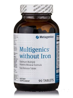 Мультигеніки без заліза Metagenics (Multigenics without Iron) 90 таблеток