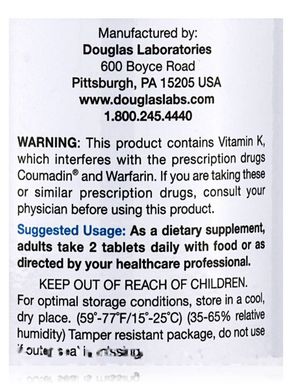Вітаміни для захисту кісток з іприфлавоном Douglas Laboratories (Osteo-Guard Plus Ipriflavone) 120 таблеток