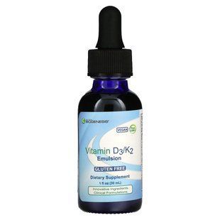 Эмульсия витамина D3/K2 Nutra BioGenesis (Vitamin D3/K2 Emulsion) 30 мл купить в Киеве и Украине
