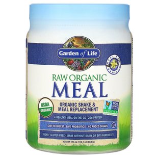 Растительный протеин Garden of Life (Shake & Meal Replacement) 558 г ваниль купить в Киеве и Украине