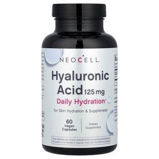 NeoCell, Hyaluronic Acid, 125 mg, 60 Vegan Capsules купить в Киеве и Украине