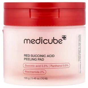 Medicube, диск для пілінгу з червоною бурштиновою кислотою, 70 дисків