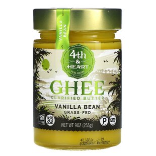 Масло гхи с ванилью 4th & Heart (Ghee) 225 г купить в Киеве и Украине