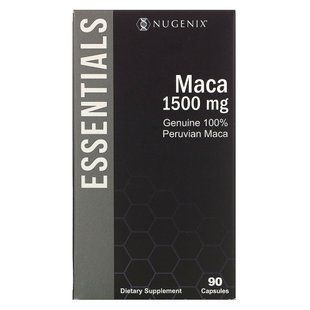 Peruvian Maca, Peruvian Maca, Nugenix, 1500 mg, 90 capsules