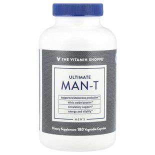 The Vitamin Shoppe, Men's Ultimate Man-T, 180 Vegetable Capsules