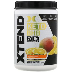 Для энергии, оранжевый манго, Xtend, Keto BHB, Orange Mango, Scivation, 332 г купить в Киеве и Украине