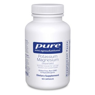 Калий Магний Аспартат Pure Encapsulations (Potassium Magnesium Aspartate) 90 капсул купить в Киеве и Украине