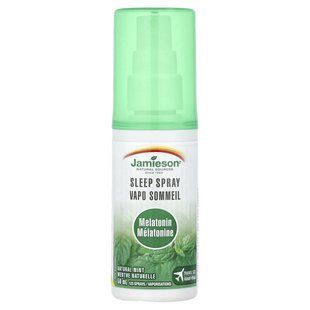 Jamieson Vitamins, Sleep Spray, Melatonin, Natural Mint, 58 ml купить в Киеве и Украине
