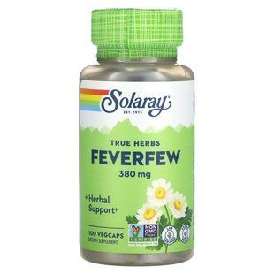Solaray, True Herbs, пиретрум, 380 мг, 100 капсул VegCap