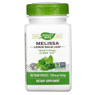 Мелисса лимонный бальзам Nature's Way (Melissa) 1500 мг 100 капсул купить в Киеве и Украине