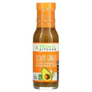 Primal Kitchen, Винегрет и маринад с кунжутным имбирем и маслом авокадо, 8 жидких унций (236 мл) купить в Киеве и Украине